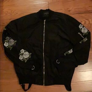 Lifted anchors bomber jacket